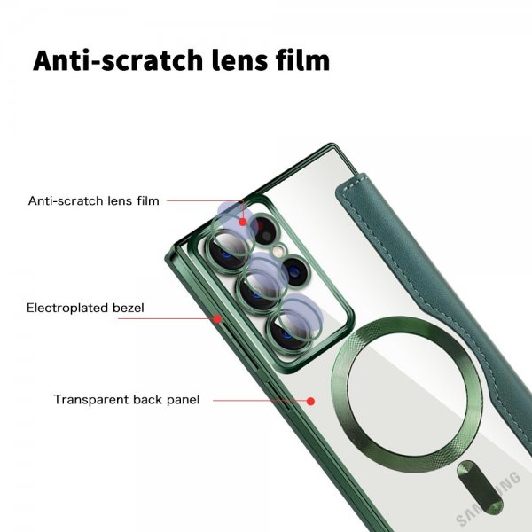 Samsung Galaxy S22 Ultra Cover MagSafe Grøn