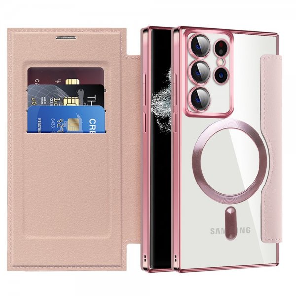 Samsung Galaxy S22 Ultra Cover MagSafe Rosa