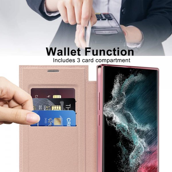 Samsung Galaxy S22 Ultra Cover MagSafe Rosa