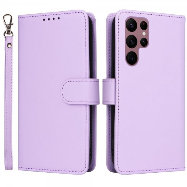 Betopnice Samsung Galaxy S22 Ultra Cover med Aftageligt Etui 005 Lilla