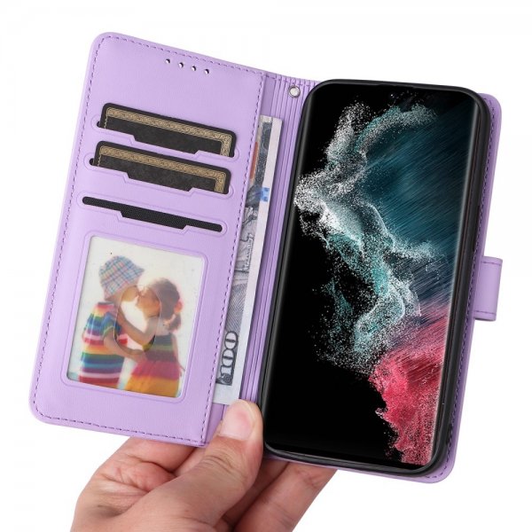 Betopnice Samsung Galaxy S22 Ultra Cover med Aftageligt Etui 005 Lilla