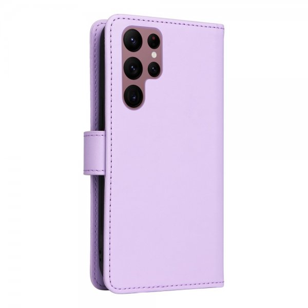 Betopnice Samsung Galaxy S22 Ultra Cover med Aftageligt Etui 005 Lilla
