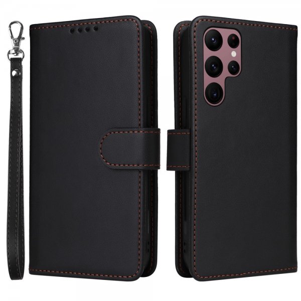 Betopnice Samsung Galaxy S22 Ultra Cover med Aftageligt Etui 005 Sort