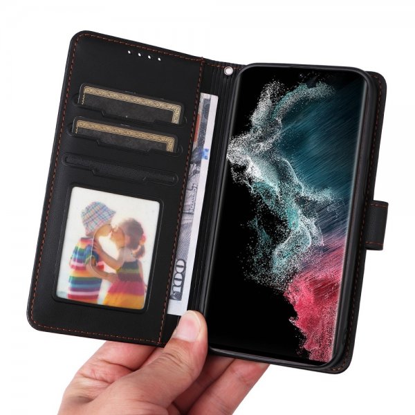 Betopnice Samsung Galaxy S22 Ultra Cover med Aftageligt Etui 005 Sort