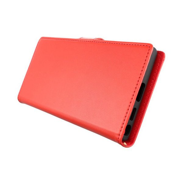 Rvelon Samsung Galaxy S22 Ultra Cover Magnetisk Aftagelig Skal Rød