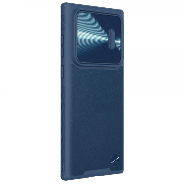 Nillkin Samsung Galaxy S22 Ultra Cover CamShield Læder Blå