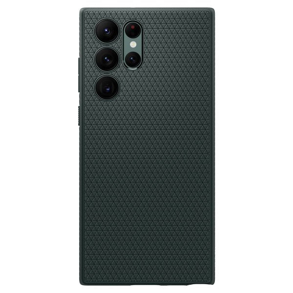 Spigen Samsung Galaxy S22 Ultra Cover Liquid Air Abyss Green