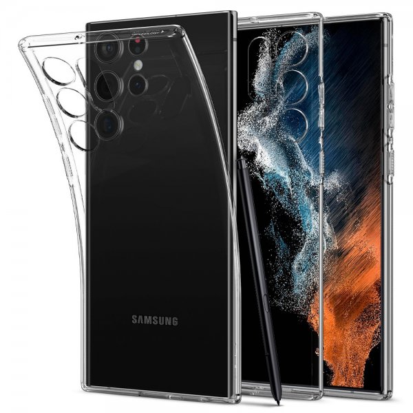 Spigen Samsung Galaxy S22 Ultra Cover Liquid Crystal Crystal Clear