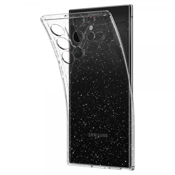 Spigen Samsung Galaxy S22 Ultra Cover Liquid Crystal Glitter Crystal Quartz