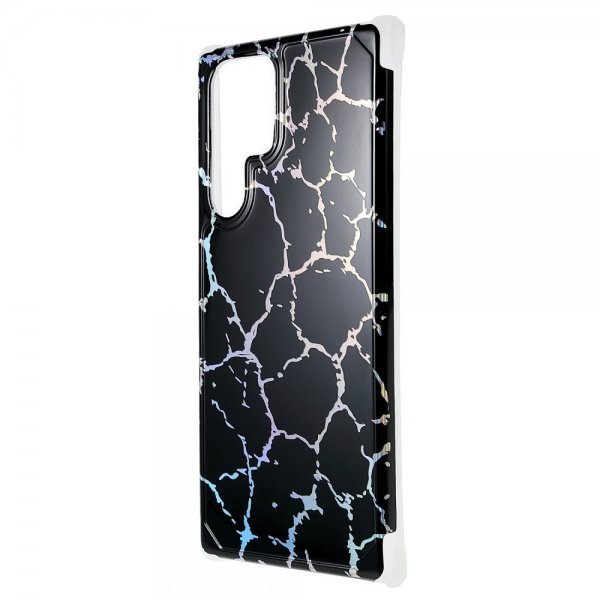 Samsung Galaxy S22 Ultra Cover Marmor Sort