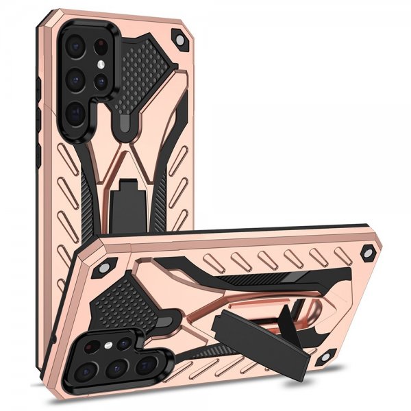 Samsung Galaxy S22 Ultra Cover Phantom Knight Rosaguld