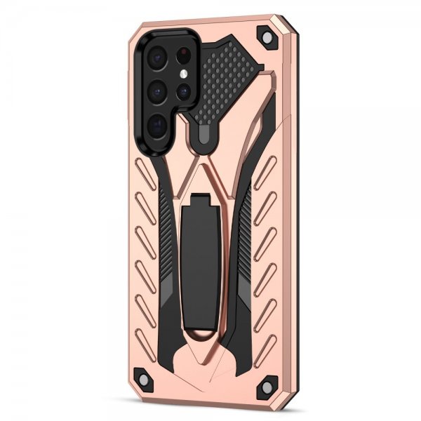 Samsung Galaxy S22 Ultra Cover Phantom Knight Rosaguld