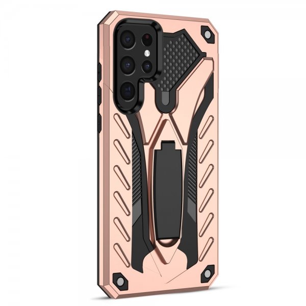 Samsung Galaxy S22 Ultra Cover Phantom Knight Rosaguld