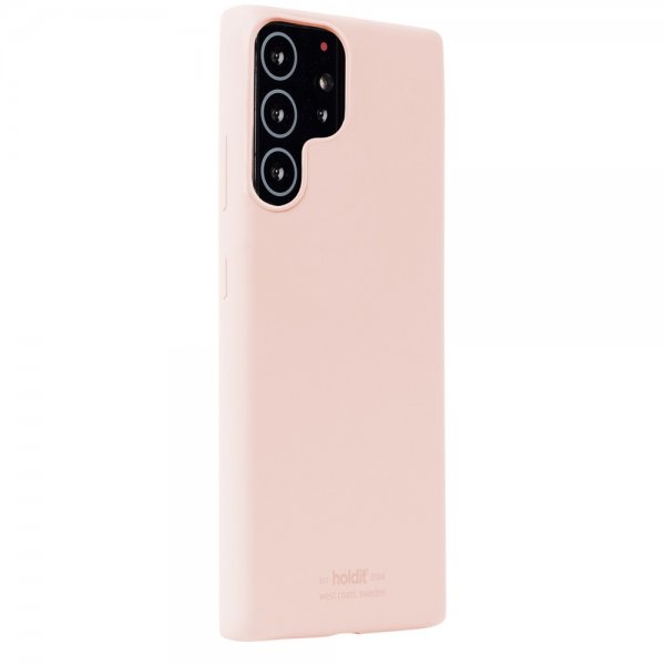Holdit Samsung Galaxy S22 Ultra Cover Silikone Blush Pink