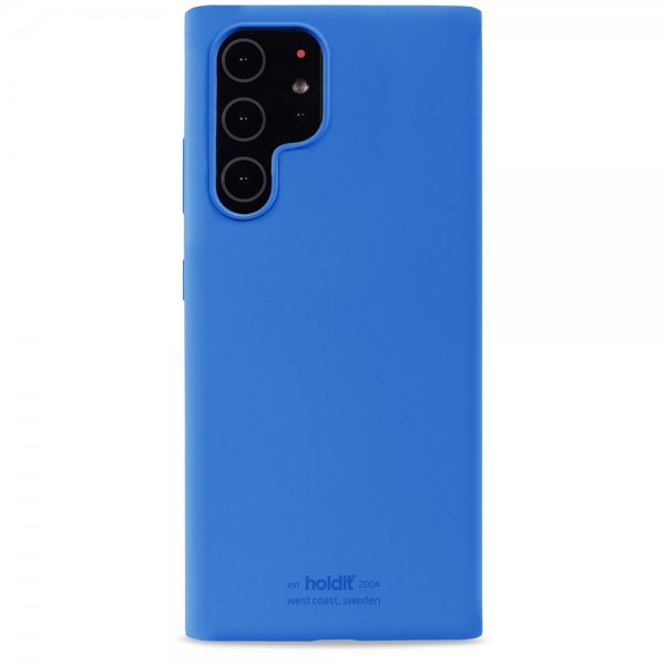 Holdit Samsung Galaxy S22 Ultra Cover Silikone Sky Blue