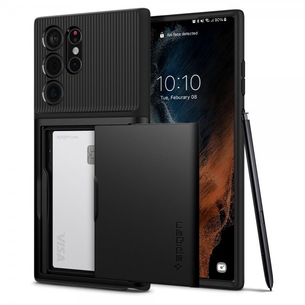 Spigen Samsung Galaxy S22 Ultra Cover Slim Armor CS Sort