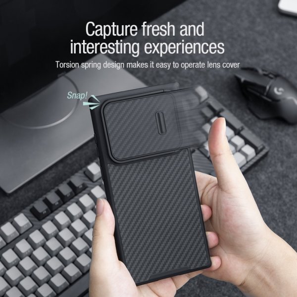Nillkin Samsung Galaxy S22 Ultra Cover Synthetic Fiber Sort