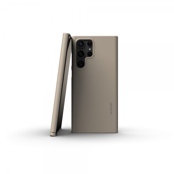 Nudient Samsung Galaxy S22 Ultra Cover Thin Case V3 Clay Beige