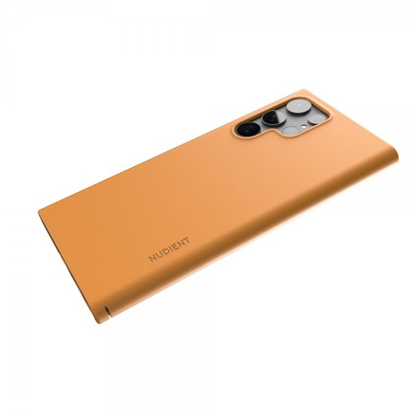 Nudient Samsung Galaxy S22 Ultra Cover Tyndt Etui V3 Saffron Yellow