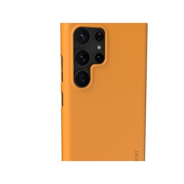 Nudient Samsung Galaxy S22 Ultra Cover Tyndt Etui V3 Saffron Yellow