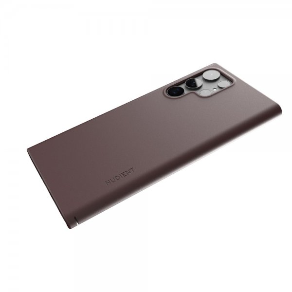 Nudient Samsung Galaxy S22 Ultra Cover Thin Case V3 Sangria Red