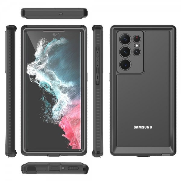 Redpepper Samsung Galaxy S22 Ultra Cover Vandafvisende IP68 Sort