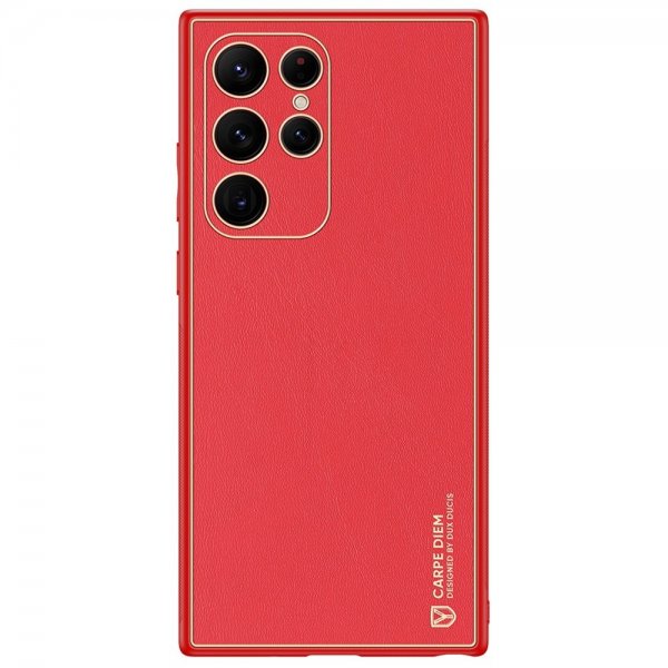Dux Ducis Samsung Galaxy S22 Ultra Cover YOLO Series Rød