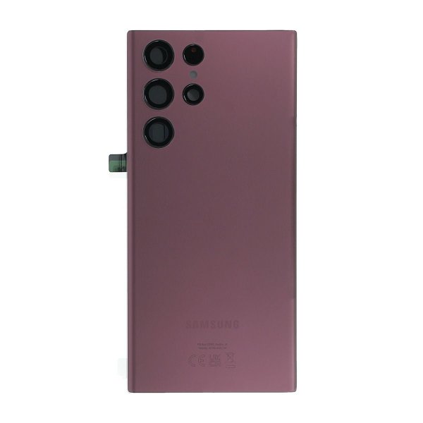 Samsung Galaxy S22 Ultra (SM-S908B) Bagcover Original - Burgundy