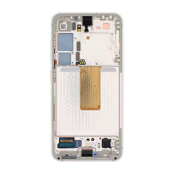 Samsung Galaxy S23 5G (SM-S911) Skærm med LCD Display Original - Creme