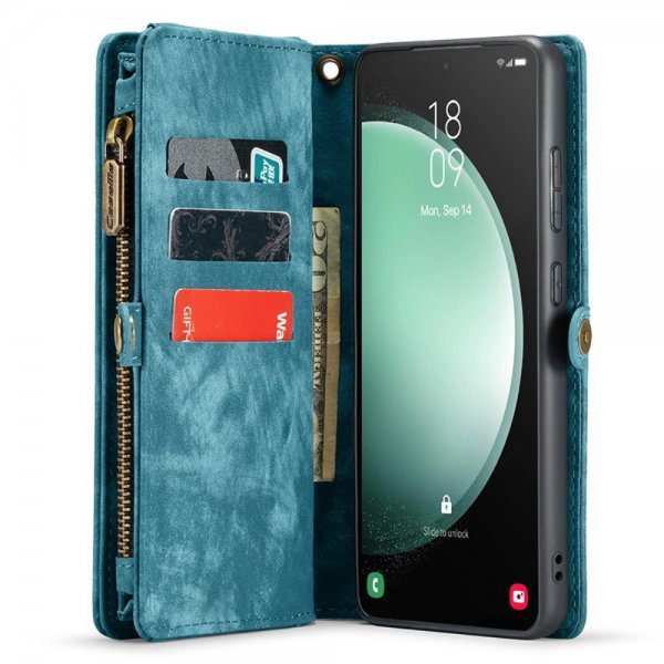 CaseMe Samsung Galaxy S23 FE Cover 008 Series Aftageligt Cover Blå