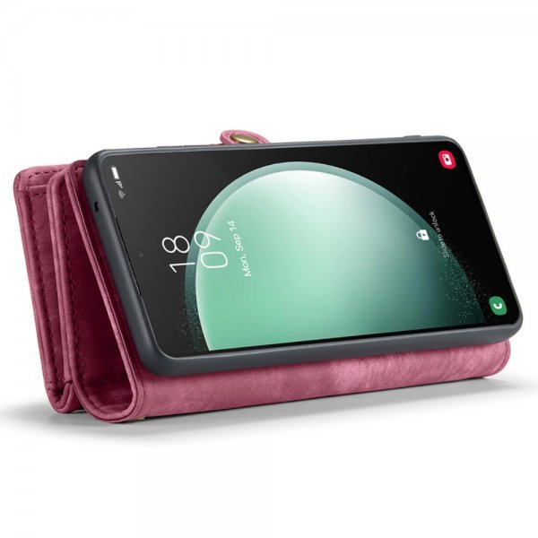 CaseMe Samsung Galaxy S23 FE Cover 008 Series Aftageligt Cover Rød