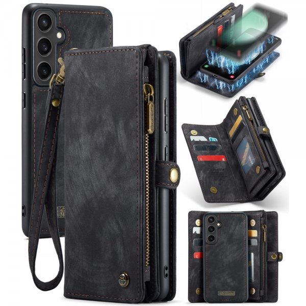 CaseMe Samsung Galaxy S23 FE Cover 008 Series Aftageligt Cover Sort