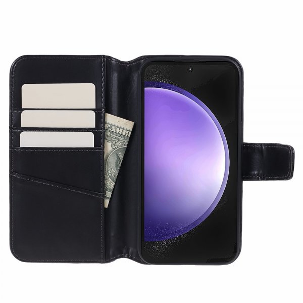 Nordic Covers Samsung Galaxy S23 FE Cover MagLeather Raven Black