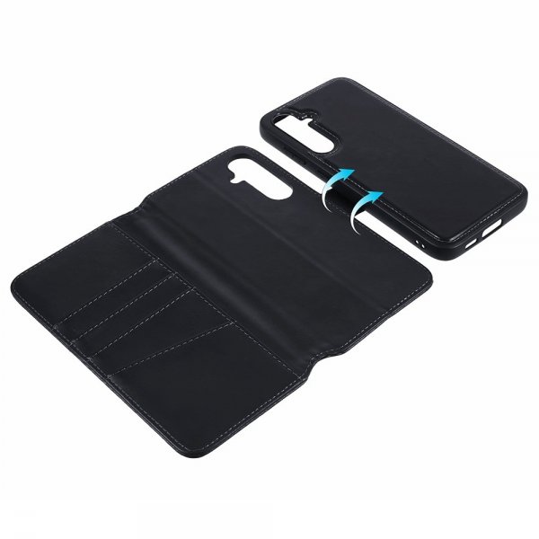 Nordic Covers Samsung Galaxy S23 FE Cover MagLeather Raven Black