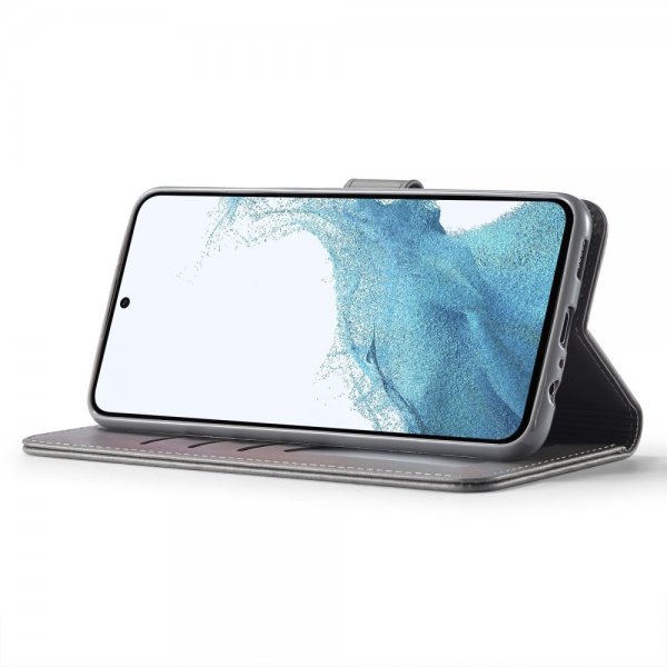 Lc.Imeeke Samsung Galaxy S23 FE Etui med Kortlomme Standerfunktion Grå