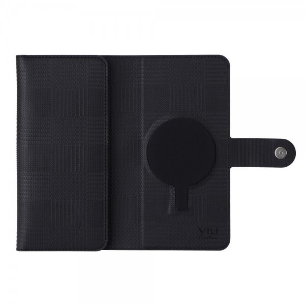 VILI Samsung Galaxy S23 FE Cover med Aftageligt Cover GHB Series MagSafe Sort