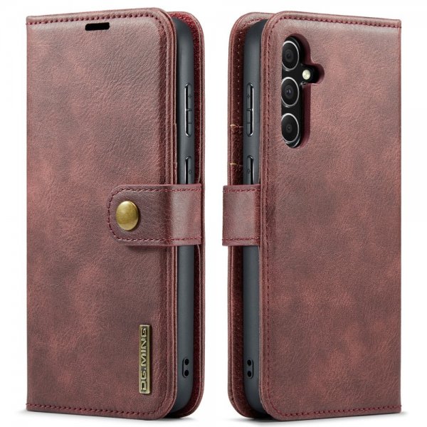 Dg.Ming Samsung Galaxy S23 FE Cover med Aftageligt Cover Rød