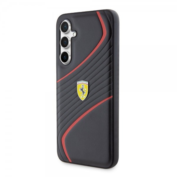 Ferrari Samsung Galaxy S23 FE Cover Carbon Twist Sort