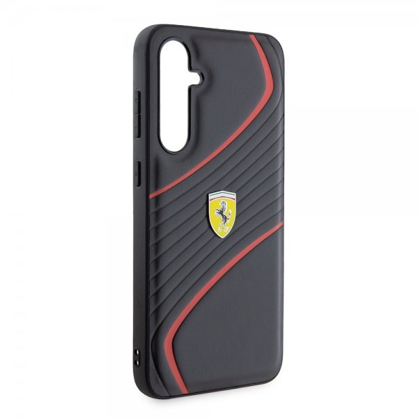 Ferrari Samsung Galaxy S23 FE Cover Carbon Twist Sort