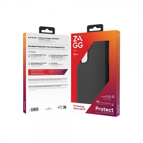 ZAGG Samsung Galaxy S23 FE Cover Luxe Sort