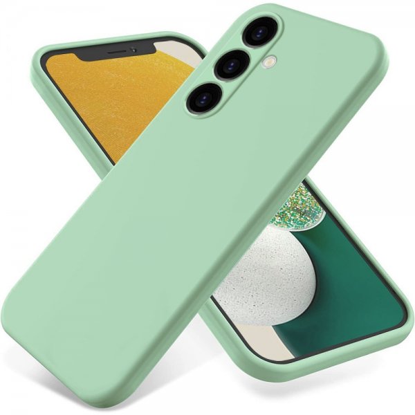 Samsung Galaxy S23 FE Cover med Strop Silikone Grøn