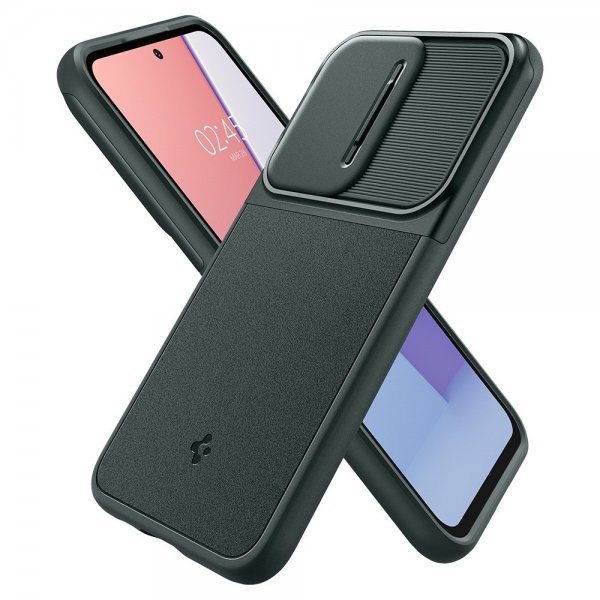 Spigen Samsung Galaxy S23 FE Cover Optik Armor Abyss Green