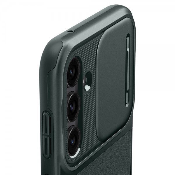 Spigen Samsung Galaxy S23 FE Cover Optik Armor Abyss Green