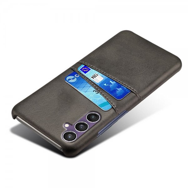 Samsung Galaxy S23 FE Cover med to kortlommer Sort
