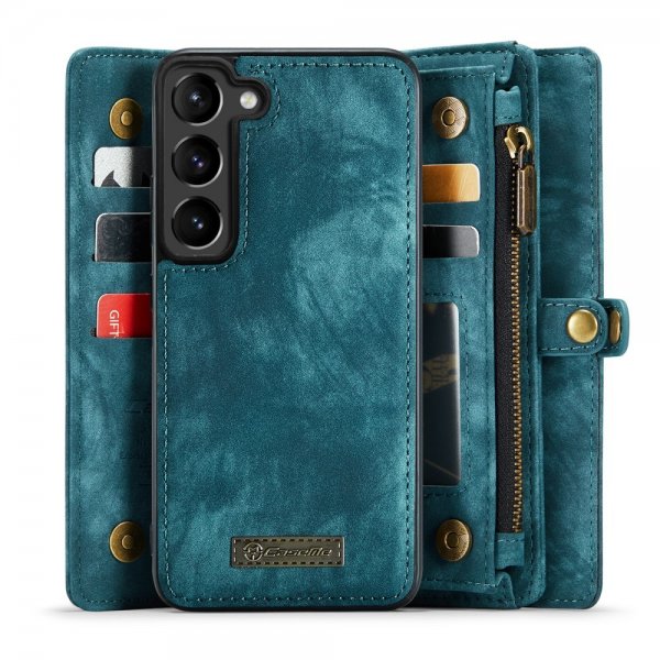 CaseMe Samsung Galaxy S23 Cover 008 Series Aftageligt Cover Petrol