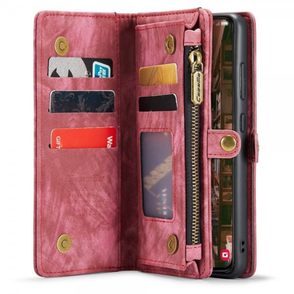CaseMe Samsung Galaxy S23 Cover 008 Series Aftageligt Cover Rød