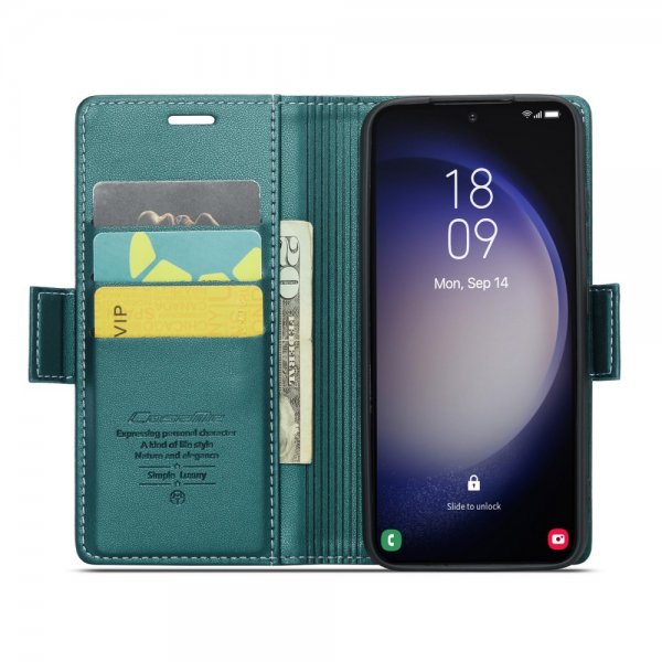 CaseMe Samsung Galaxy S23 Etui 023 Series Grøn