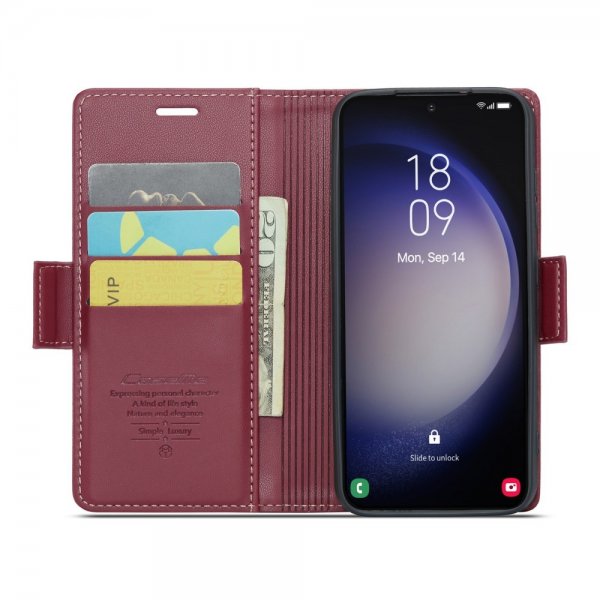 CaseMe Samsung Galaxy S23 Cover 023 Series Rød