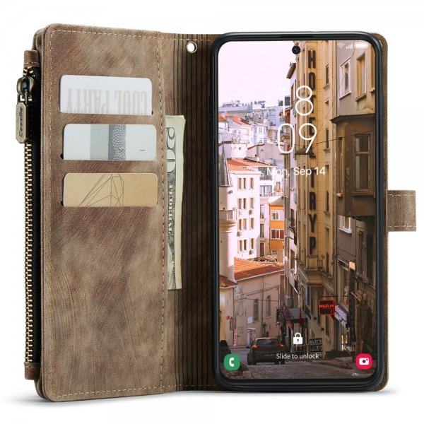 CaseMe Samsung Galaxy S23 Cover C30 Series Brun