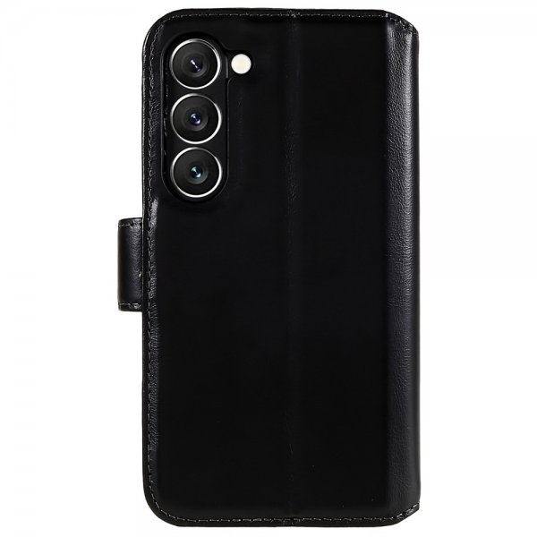 Nordic Covers Samsung Galaxy S23 Cover Essential Leather Raven Black